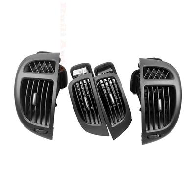 Ruili85 1 LHD Front Air Vent Left Middle Right Air Conditioning Vent Grill Outlets Panel With Chrome Plate For Kia Forte