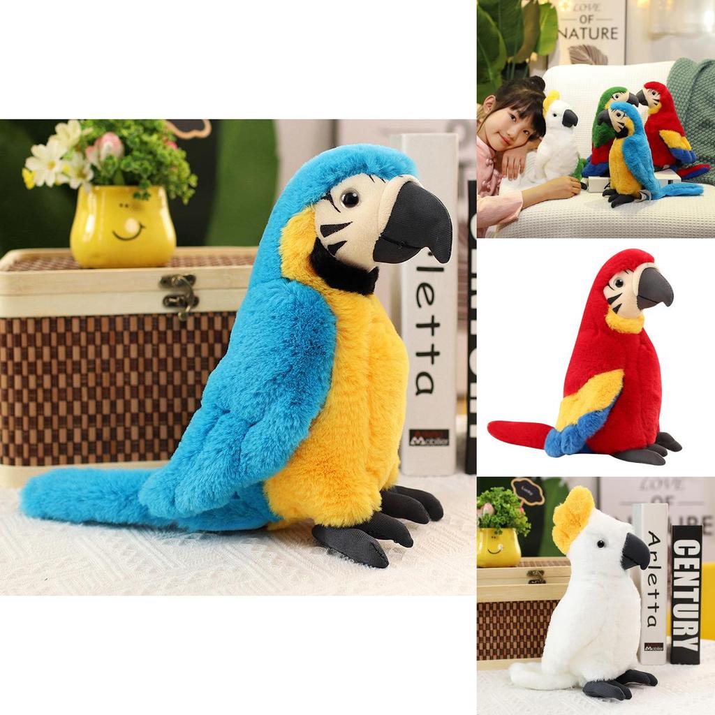 Macaws Soft Plush Doll With Realistic Design For Nursery And Classroom Use