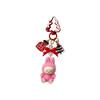 Christmas Labubu Kawaii Particles Keychain Bag Cell Phone Charm Key Chain Christmas Gift Cute Plush Charm