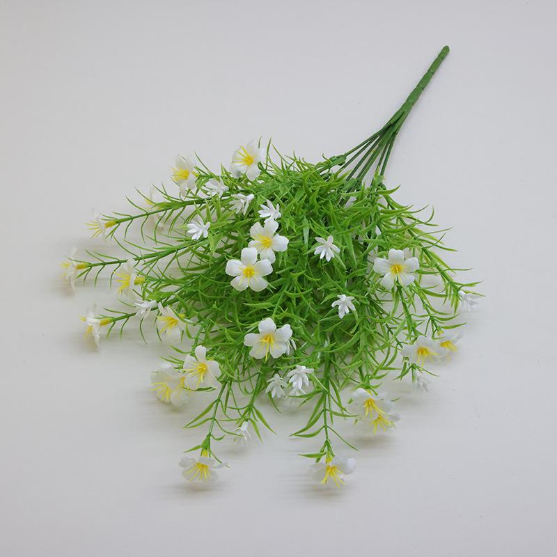 

Simulated Starry Sky Living Room Home Decoration Flowers Green Plants Plastic Flower Arrangement Fake Flowers Wedding Bouquet 10pcs белый