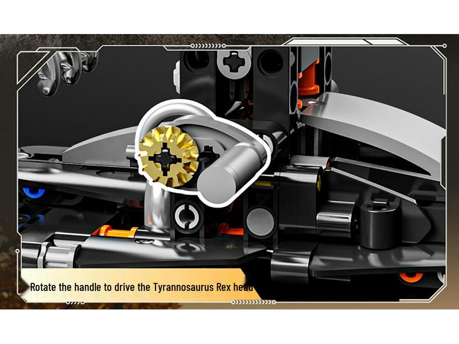 13087 Mechanical Tyrannosaurus Rex Blocks - Compatible with Lego, Educational Dinosaur Toy for Kids