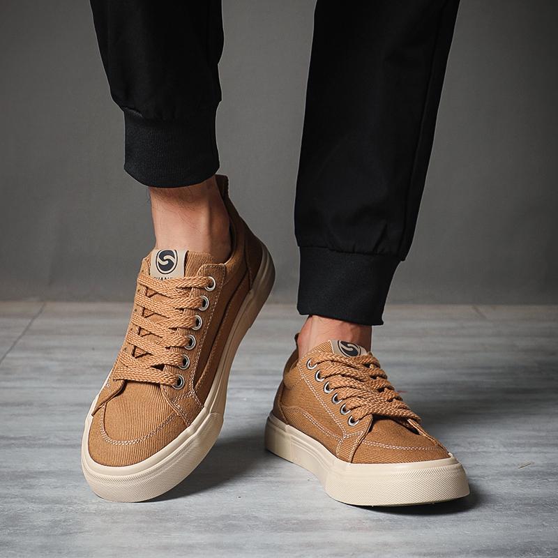 Fashion Men's Shoes Comfortable Canvas Shoes Breathable Loafers Men's Walking Sports Shoes Men's Trendy Casual Sports Shoes SS25855