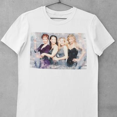 Vintage Shirt New York Besties Carrie Bradshaw Unisex Sleeve Tee Shirt for Sex a Unisex T-Shirt