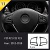 For BMW 1 2 Series F20 F21 F22 F23 Carbon fiber Car Control CD Panel Cover Trim Air conditioning Outlet Frame Decoration Sticker LNYCP1