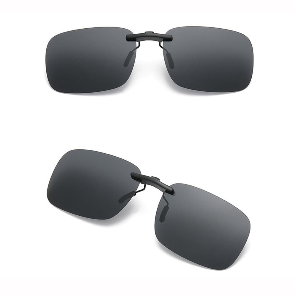 Clip-On Sunglasses Uv Polarized Clip-On Frameless Sunglasses Lenses Anti-Glare Anti-Glare Sunglasses Lenses