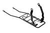 Universal Center Carrier Frame for Honda Little Cub and Super Cub (C50, C70, C90) - Aftermarket (Black)