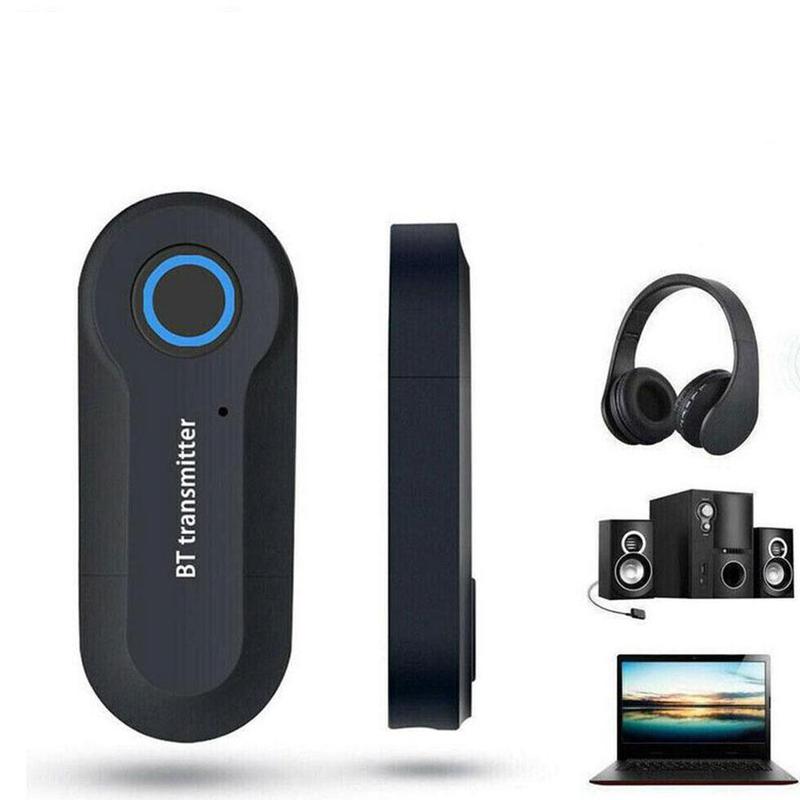 Bluetooth-Sender 3,5-mm-Klinke Audio-Adapter Kabelloser Adapter Sender Bluetooth für Kopfhörer TV Stereo 4.0 Audiokabel
