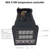 Digital PID Temperature Controller REX-C100 PID Thermostat Temperature Controller Digital 40DA SSR Relays K Thermocouple
