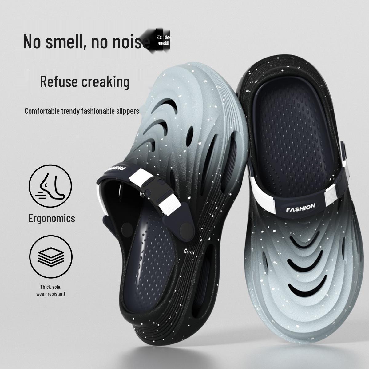 2026 Men s Summer Trendy Breathable Thick Sole Non-Slip Sports Sandals 40-41