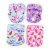 Dog Diapers Physiological Pants Cute Cartoon Print Female Dog Diaper Underwear Cat Sanitary Panties Anti Harassment Washable Reusable Pet Supplies