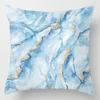 Blue Geometric Shiny Pattern Pillowcase Office Living Room Home Pillowcase Car Ornaments
