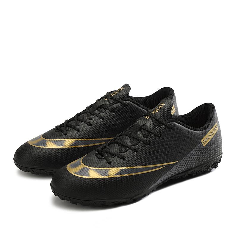 Large size football shoes men's high-top teenage students game training shoes artificial grass long broken nail sports shoes