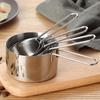 Stainless Steel Measuring Cups & Spoons Set - 4-Piece for Baking & Coffee Beans.