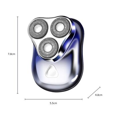Triple Head Razor Electric Men S Mini Razor Full Body Wash Portable Rechargeable Beard Razor