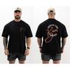 Oversized T-skjorter CBUM-skjorter Trenings-t-skjorter Merchandise Camiseta Thavage Herreklær Treningsstudio Cbum Fitness Polera Chris Bumstead Raw