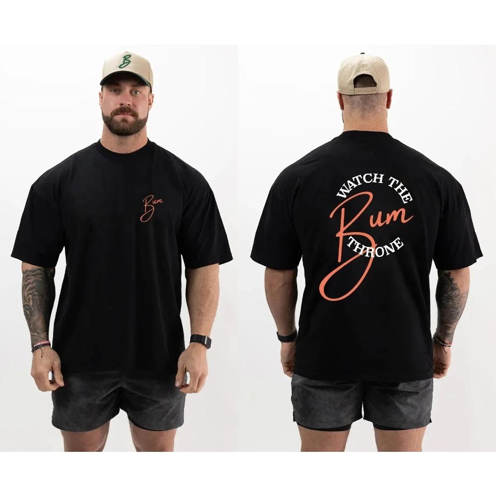 Oversized T-skjorter CBUM-skjorter Trenings-t-skjorter Merchandise Camiseta Thavage Herreklær Treningsstudio Cbum Fitness Polera Chris Bumstead Raw