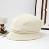 Big Head Circumference Hat Bucket Hat Big Brim Women's Plain Face Pile Hat Autumn and Winter Small Face Cold Hat Bag Head Hat