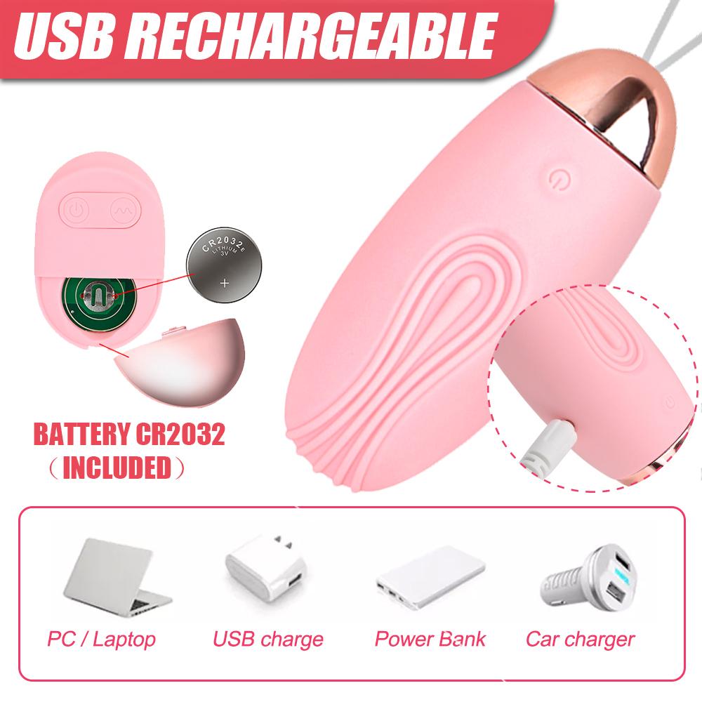 10 Frequency Wireless Remote Control G-spot Vibrators USB Charging Clitoris Stimulate Jump Egg Vibrator Sex Toys For Women