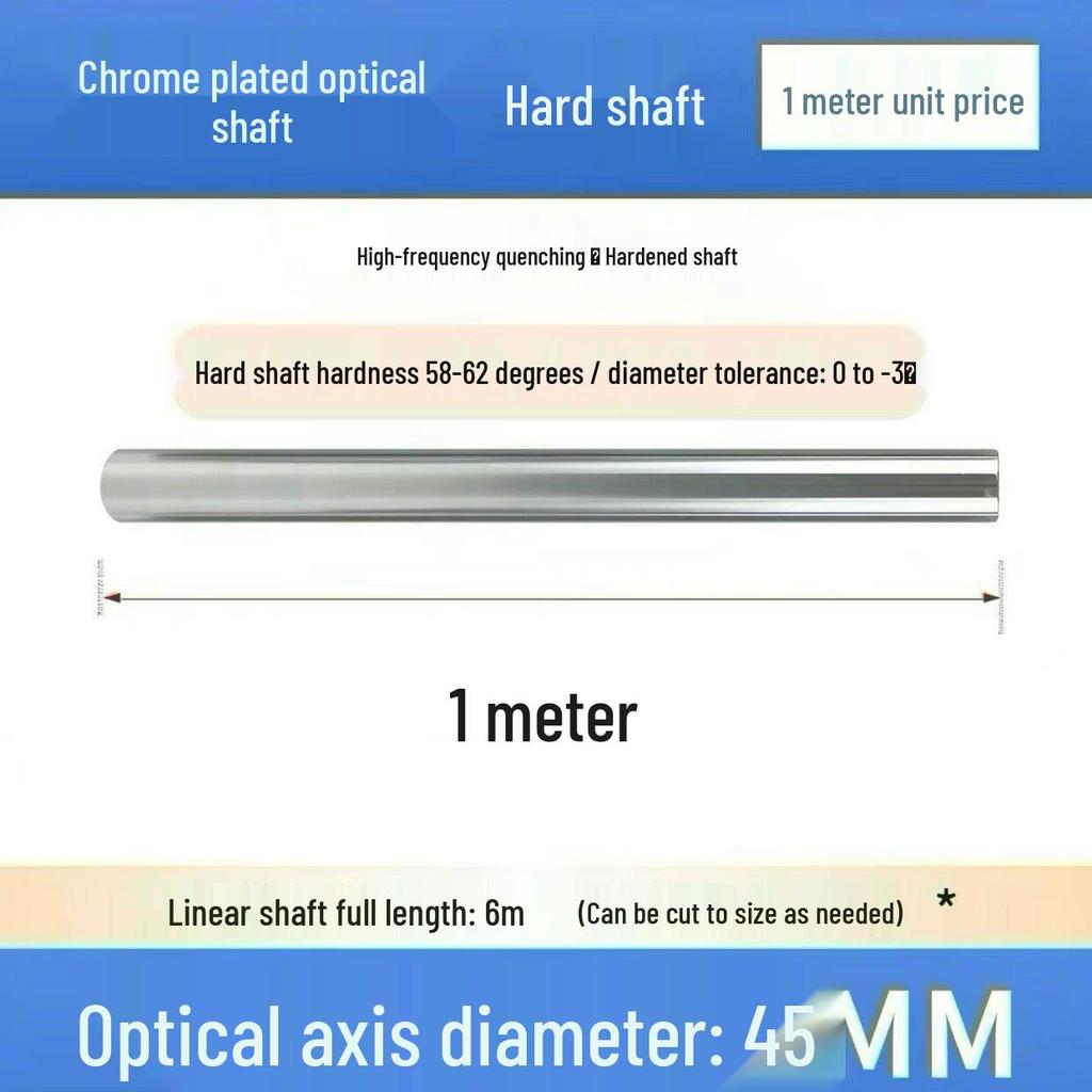 Custom Optical Linear Chrome-Plated Rod for DIY Storage Rack