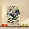 Retro Metal Tin Sign Skiing Chick Merry Text 8x12 Inch Wall Art Decor Plaque For Home Bar Cafe Garage Farmhouse