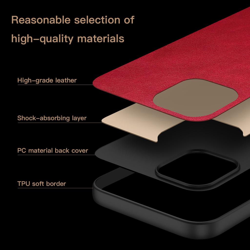 For Xiaomi 14T Pro Case Retro Leather Coated PC+TPU Phone Cover