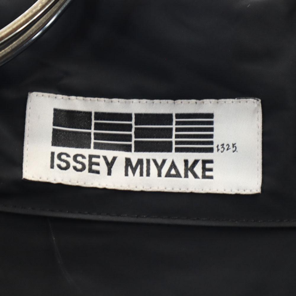 ISSEY MIYAKE Made In Japan Stainless Collar Coat 4 Black Rain Men's Used