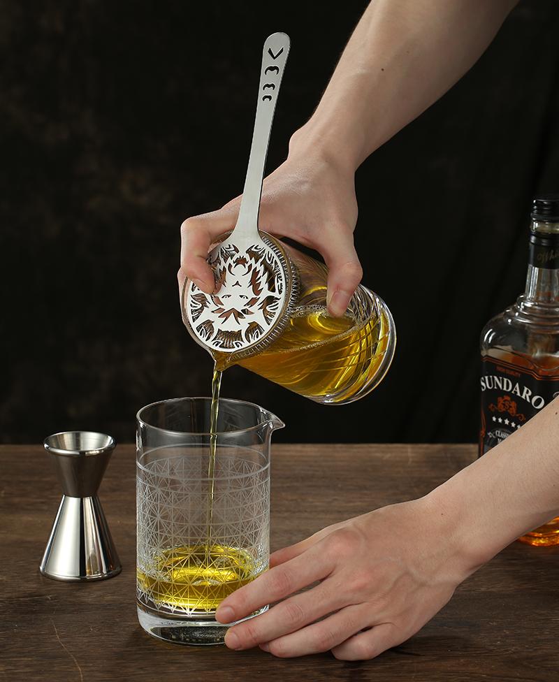 Creative Lion Shape Bar Cocktail Strainer Hawthorne Strainer Stainless Steel Bar Tool