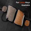 Metal and Leather 5 Button Car Key Case Cover For Lexus LM350h LM500H  2024 Car Key Protection Shell Accessories
