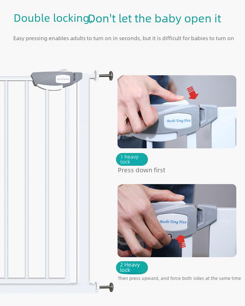 Children's Safety Gate & Pet Guardrail - Soft, Anti-Collision Design