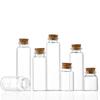 .30 Cal Cork-Stopper Glass Bottle for Incense, Agarwood, Wishing, Tea, Candy