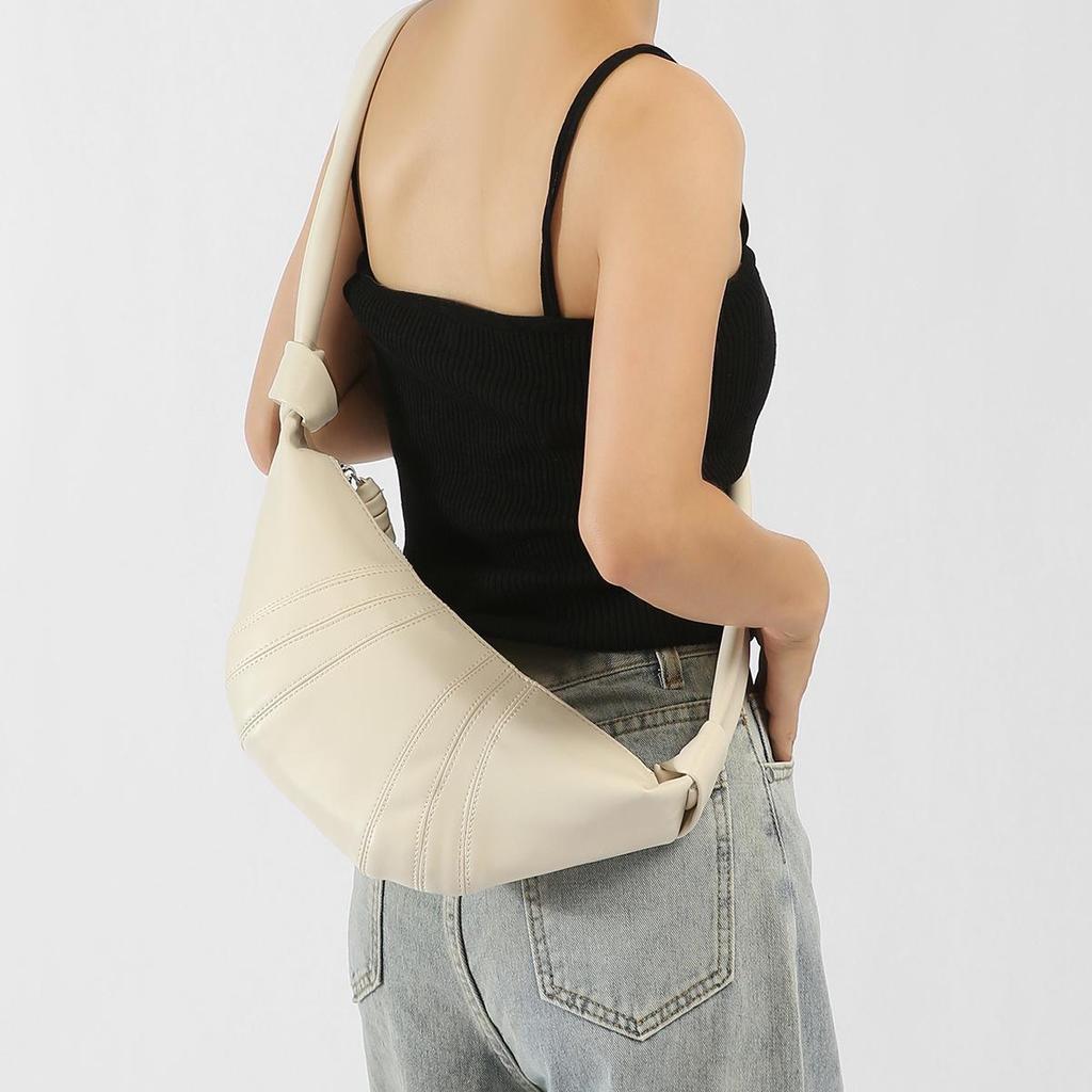 2025 Women's Croissant Dumpling Bag: Fashionable Single Shoulder Crossbody & Waist Design