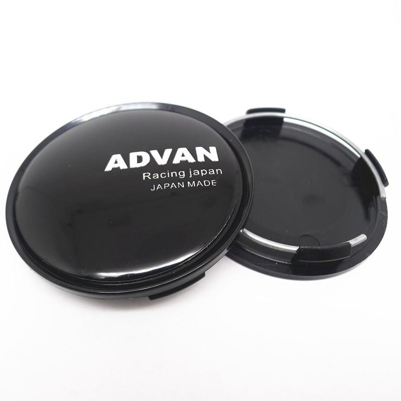4pcs 63mm 57mm Advan Racing Wheel Center Caps Hub Rims Cover Car Styling Badge Emblem Car Styling