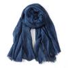 Chic Retro Tie-Dye Cotton-Linen Scarf: Unisex Warm Neck Warmer for Autumn/Winter