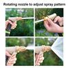 Yousheng Garden Hose Nozzle Adjustable Spray Patterns Heavy Duty Garden Sprayer High Pressure Water Nozzle for Plants Car Washing Pet Showering