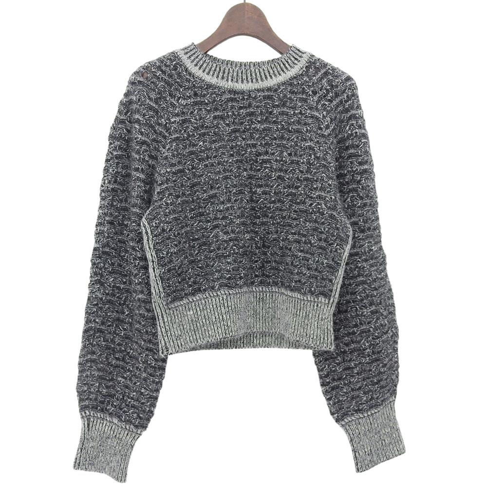 PHOTOCOPIEU Ausgezeichneter Zustand LILA Häkelpullover, Damen, Grau, Größe 36, 232LIA Oberteile 36 grauGebraucht