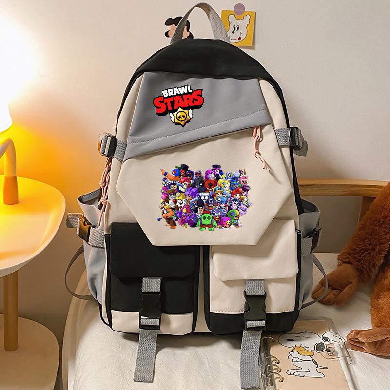 Cartoon Game Versatile Japanese Outdoor Leisure Large Capacity Backpack Cool Animation Student Schoolbag 30*14*43CM