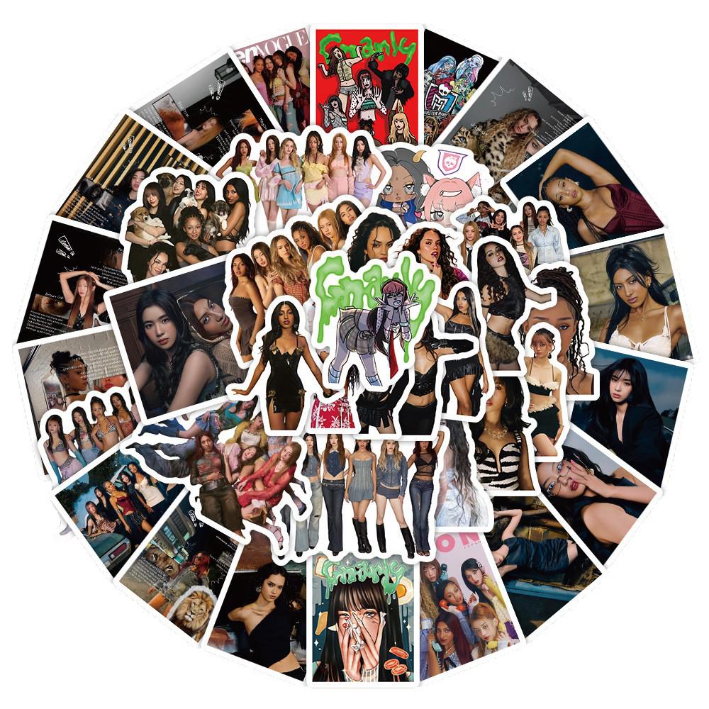 Autocolante KATSEYE K-Pop Girl Group - 78 buc pentru DIY, Jurnale & Decor