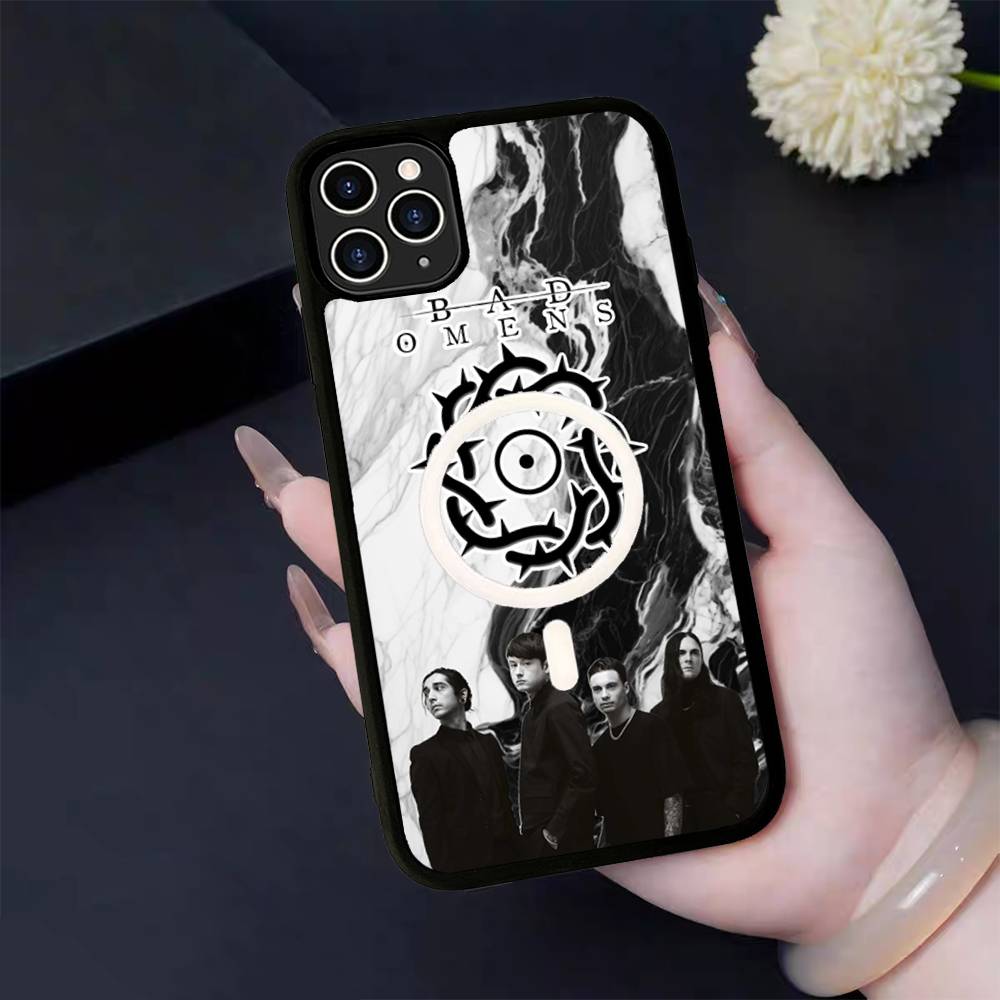 Rock Band Bad O-Omens Magnetic Phone Case For IPhone 16 15 14 13 12 11 17 Pro Max Plus Wireless Charge Cover