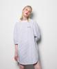 Monkey Flower Women'S Puff Sleeve Pinstripe Cool Dress /Ms1Wops02F White