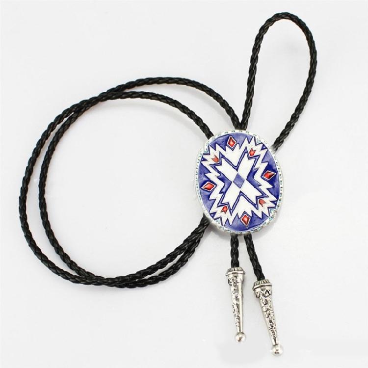 1 PcCool Bolo Tie Necktie Western Cowboy Necktie Necklace Male Costume Accessory