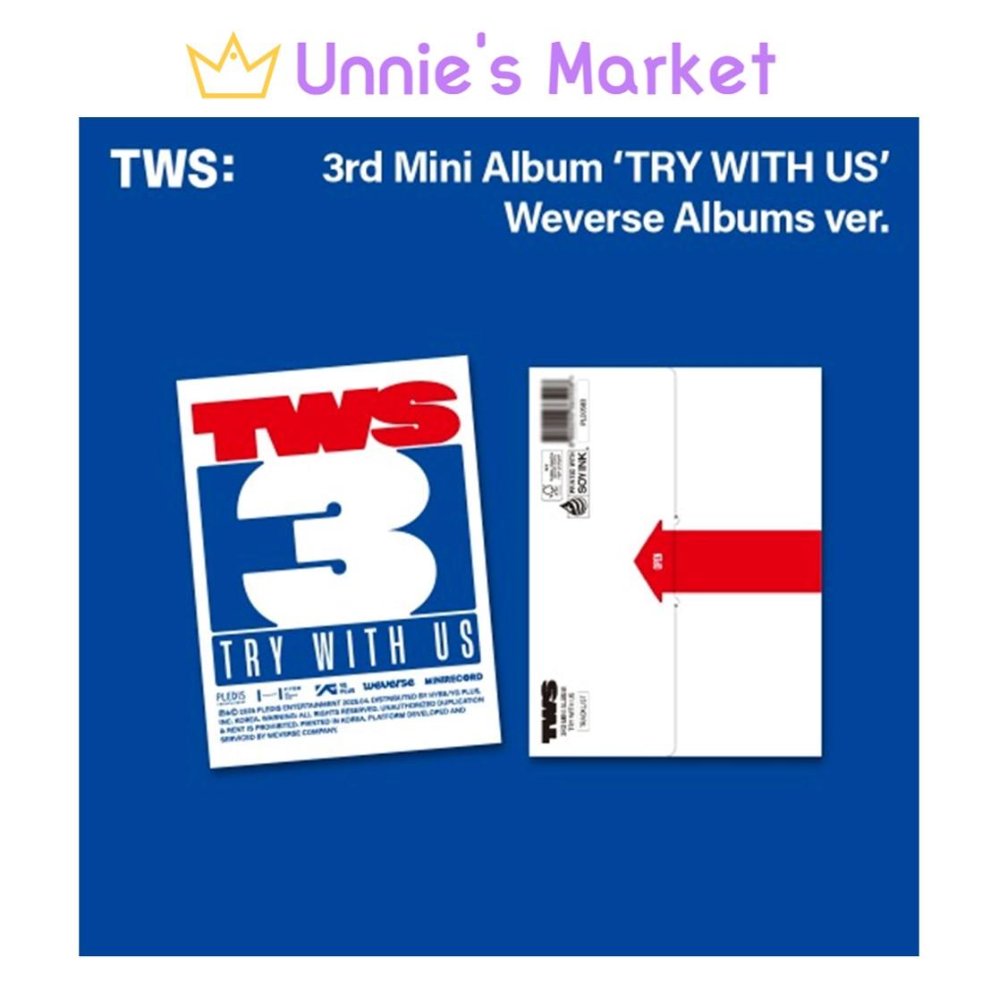 

[Предварительный заказ] TWS - ПОПРОБУЙТЕ С НАМИ Weverse Albums ver. 3-й мини-альбом + подарок в подарок 1EA