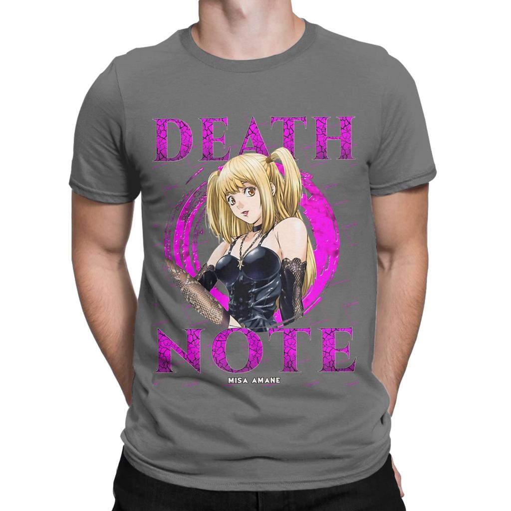 dDeath nNote Misa AUnisexe Novelty 100 Cotton TShirt dDeath nNote Tees Tops For Unisex