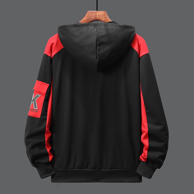 Weft Men's Spring And Autumn Fashion Hooded Thin Cardigan Sweater Teen Boys Casual Top Cm