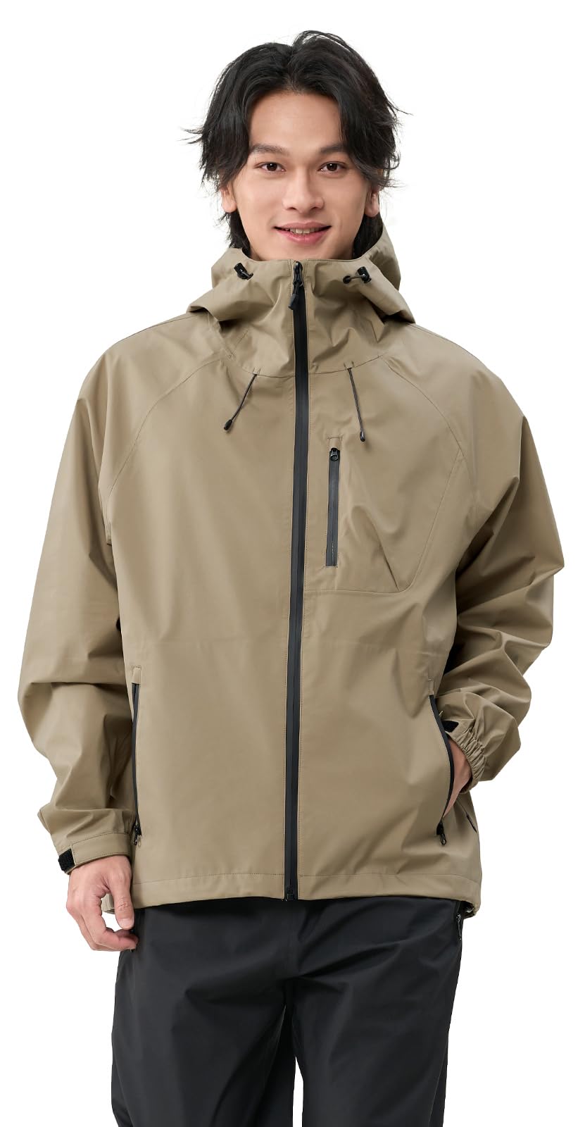 

Дождевик для альпинизма Водонепроницаемость Дождь для гольфа Велоспорт Рыбалка Дождь Горы Вода Дышащий [Acrais] Мужской, Куртка, 20 000 мм, Костюм,