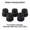 Complete Set of Rubber Damping Blocks Compatible with Popular Chainsaws