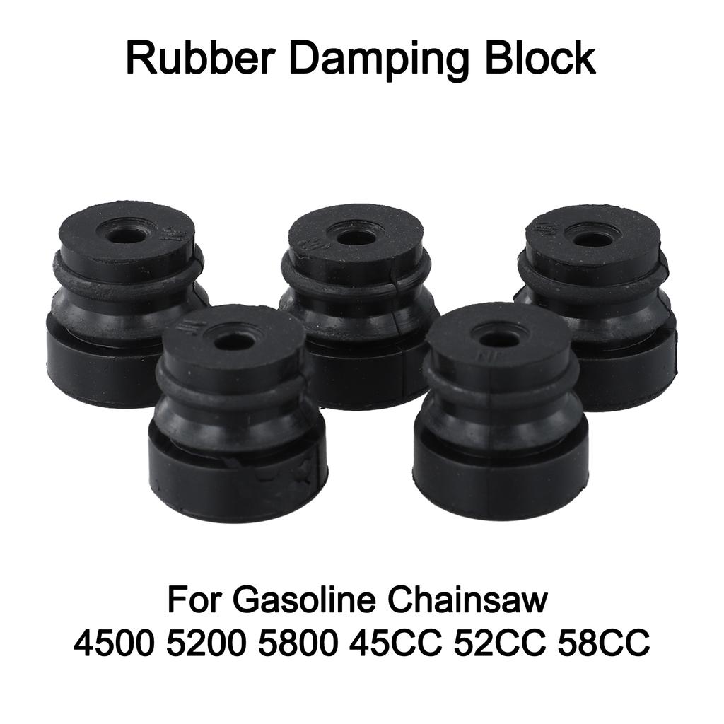 Complete Set of Rubber Damping Blocks Compatible with Popular Chainsaws