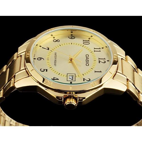 Casio Men's Metal Band Watch MTP-V004G-9B