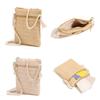 Niche Design Woven Shoulder Bag Korean Style Small Phone Bag Solid Straw Crossbody Bags  Outdoor