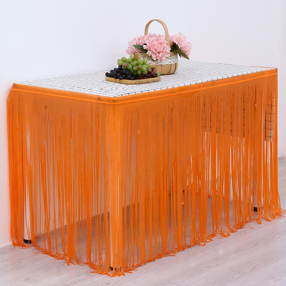 275x75cm Tinsel Table Skirt - Party & Event Decoration