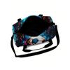 Football Pattern Large Capacity Luggage Bag for Boy/Girl Best Gift 2D Cartoon Travel Duffels Outdoor Fitness Bag for Children